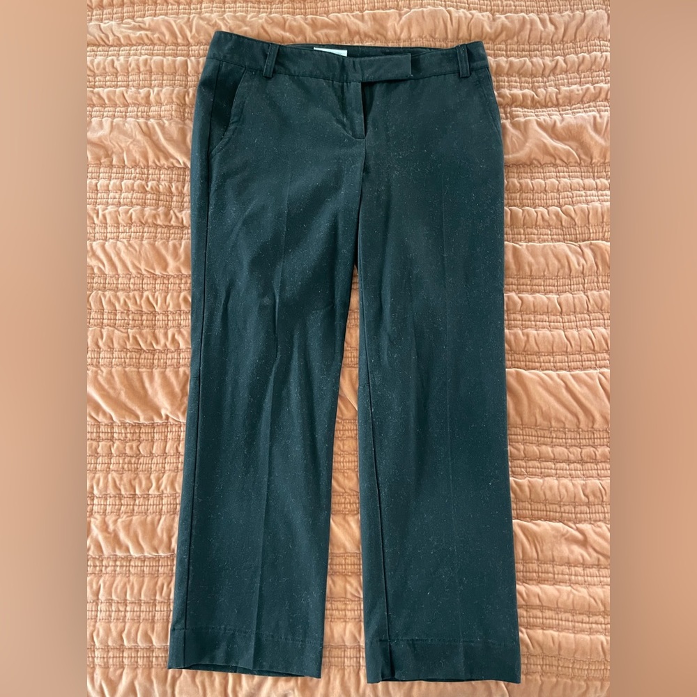 NY & Company black cropped stretch trousers